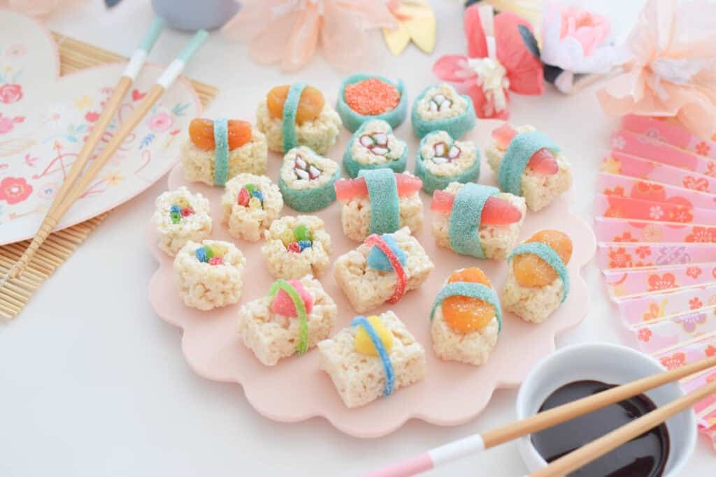 Las ideas más dulces para la fiesta de sushi 
